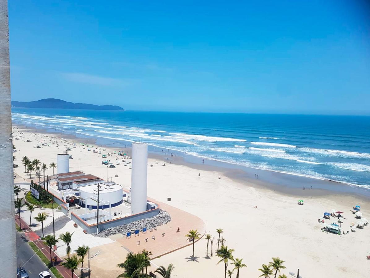 Apto C Vista Incrivel Para O Mar, Praia Grande Sp Екстериор снимка